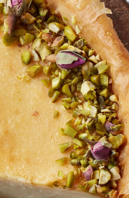 Pistachio Baklava Cheesecake Recipe | Domino® Sugar