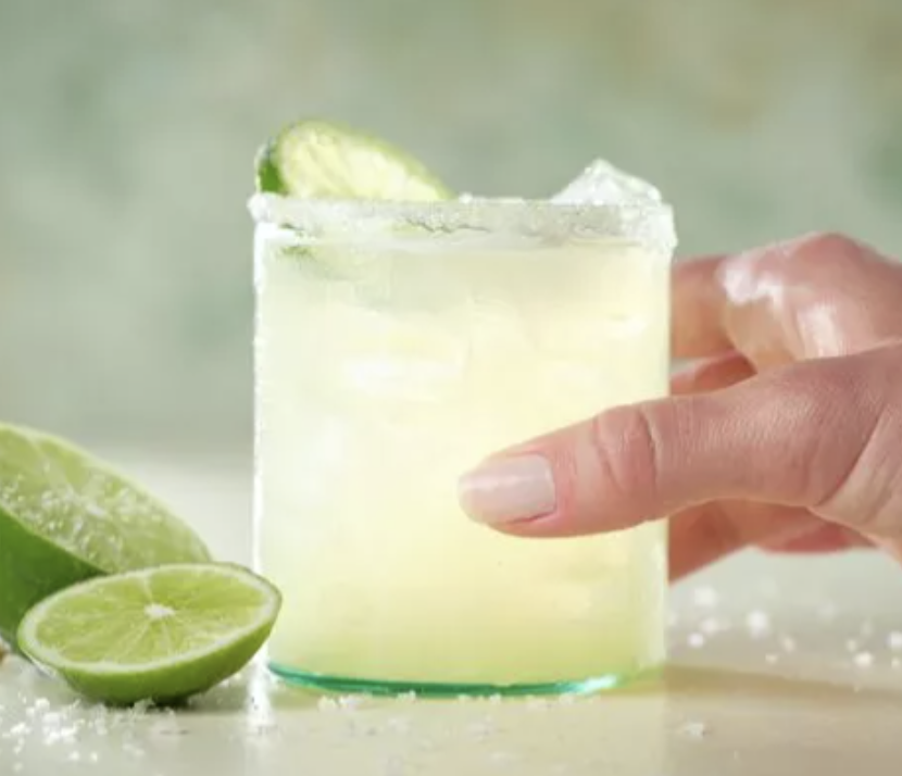 margarita recipe with rim of salt and Domino® Organic Raw Cane Sugar