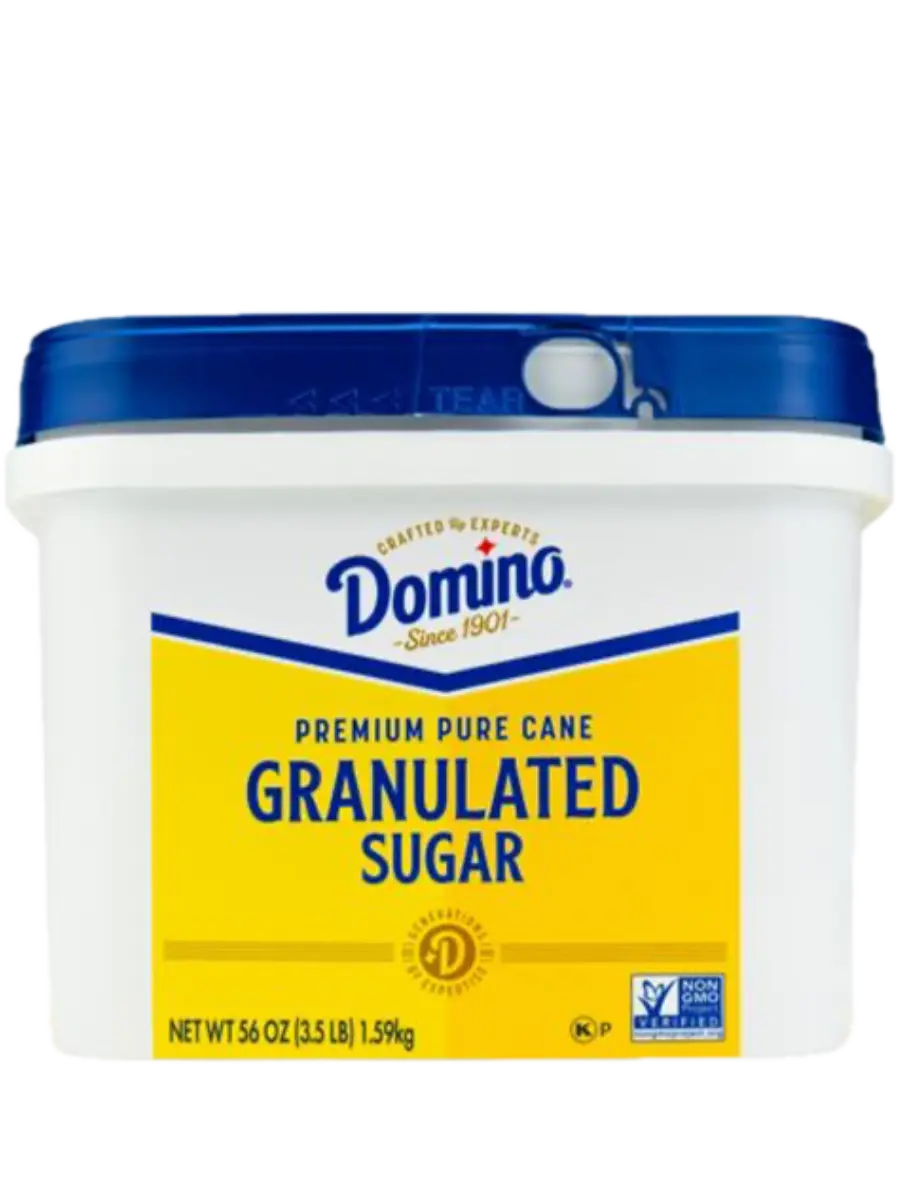 domino granulated sugar 3.5lb easy baking tub